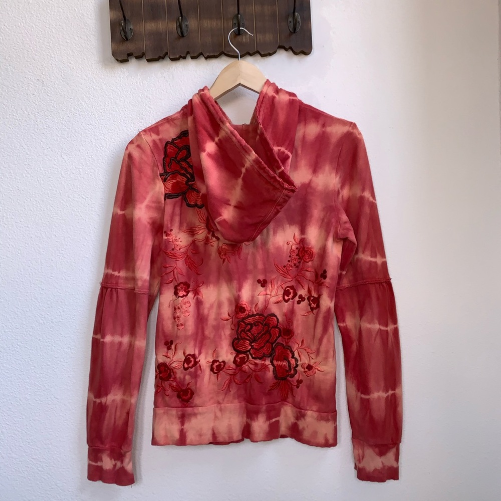 SOLD Free People | Tie Dye Embroidered Sweater - Picture 3 of 8